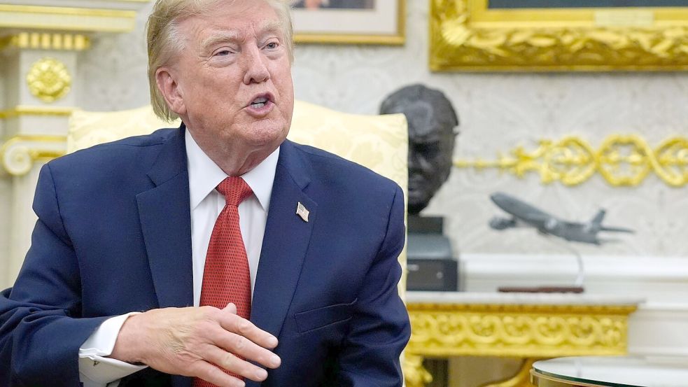 Laut Trump finden keine Gespräche mit dem Iran statt. (Archivbild) Foto: Manuel Balce Ceneta