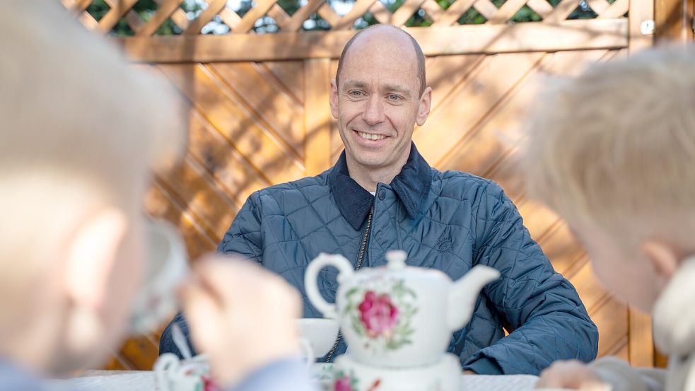 Florian Hartmann will Bürgermeister in Uplengen werden. Foto: Medienproduktion Robert Plump