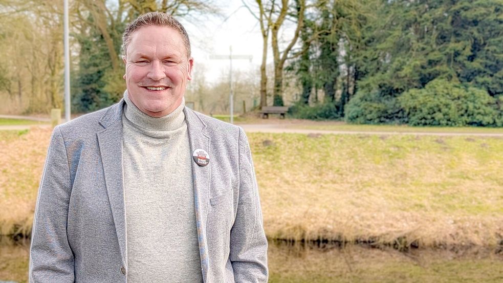 Hermann Pleis will Bürgermeister in Uplengen werden. Foto: privat