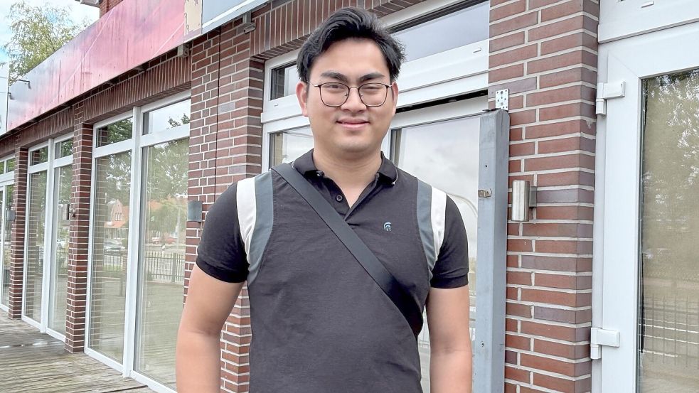 Manager Truong Nguyen freut sich auf die Eröffnung des neuen Cafés in Ostrhauderfehn. Fotos: Henrik Zein
