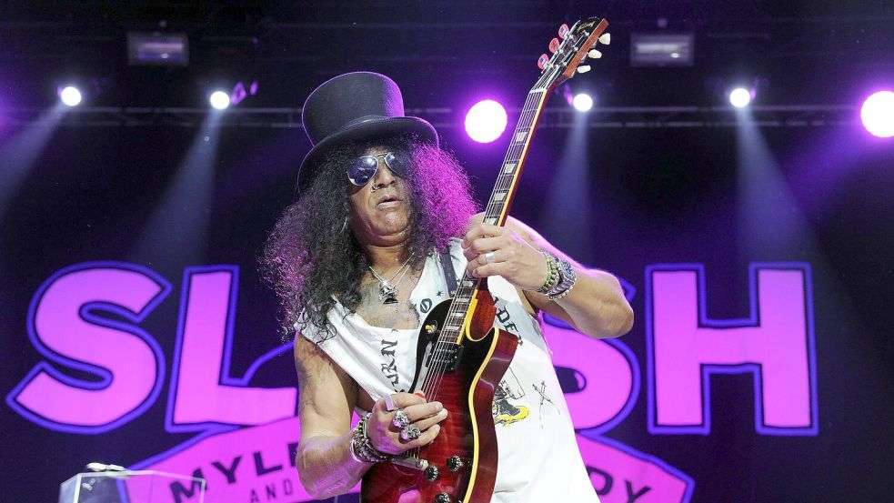 Slash bezeichnet sich selbst als Reptilienliebhaber. (Archivbild) Foto: Herbert P. Oczeret