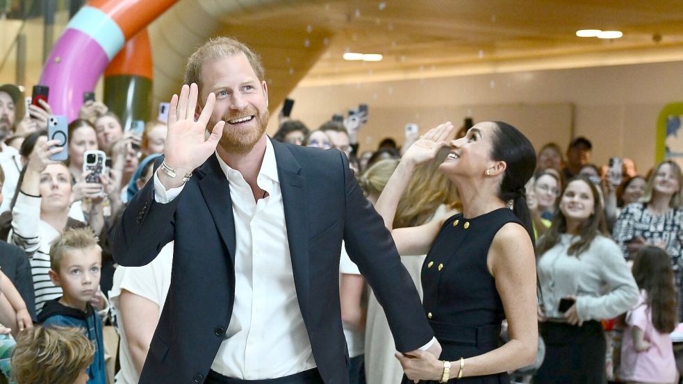 Die Nachricht von Harry und Meghans Rückkehr nach Großbritannien war wie eine Bombe in britischen Medien eingeschlagen. (Archivbild) Foto: Joel Carrett