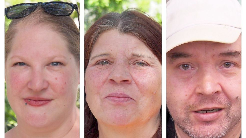 Mitglieder des Osnabrücker "Abseits"-Chors für Wohnungslose: (von links) Jessica Buschmann, Melanie Haack, Sven Hildebrandt Foto: Tom Bullmann