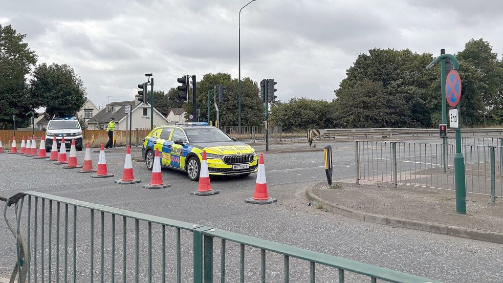 In England ist es bei einer Verfolgungsfahrt zu einem schweren Unfall gekommen. Foto: Tom Wilkinson