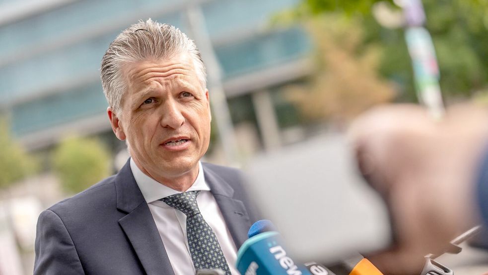 „Da gilt es jetzt zu kämpfen, und zwar jeden Tag“, sagt Unionsfraktionschef Frei mit Blick auf die Landtagswahl in Sachsen-Anhalt. Foto: Michael Kappeler/dpa