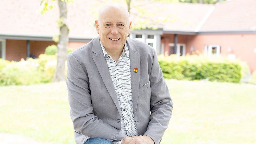 Der 55-jährige Erwin Adams möchte Bürgermeister der Gemeinde Großefehn bleiben. Foto: Lisa Schröder-Ihnen/FotoPunkt