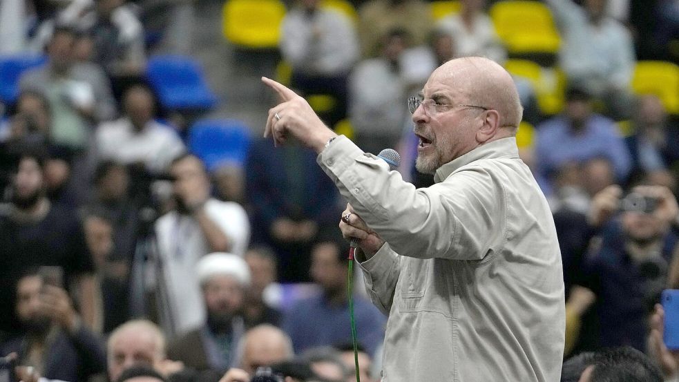 Irans Parlamentspräsident Ghalibaf reagiert gelassen auf die neuen US-Maßnahmen. (Archivbild) Foto: Vahid Salemi/AP/dpa