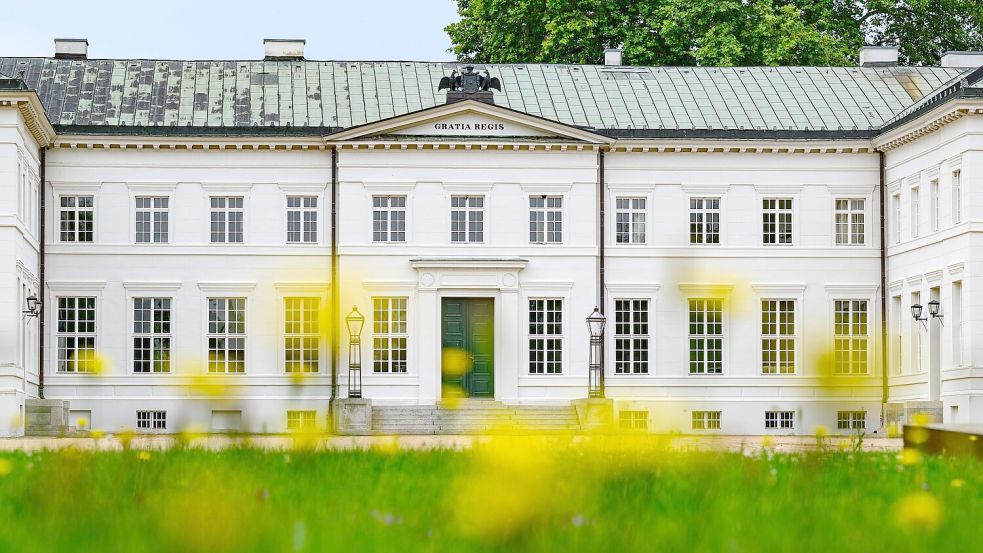 Erstmals seit 22 Jahren findet wieder eine Kabinettsklausur auf Schloss Neuhardenberg statt. Foto: Patrick Pleul