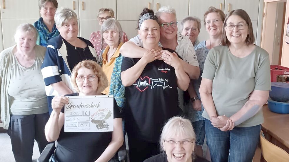 Das Foto zeigt die D-A-S-Frauen und Mitglieder der Dream-Biker aus Syke. Foto: privat