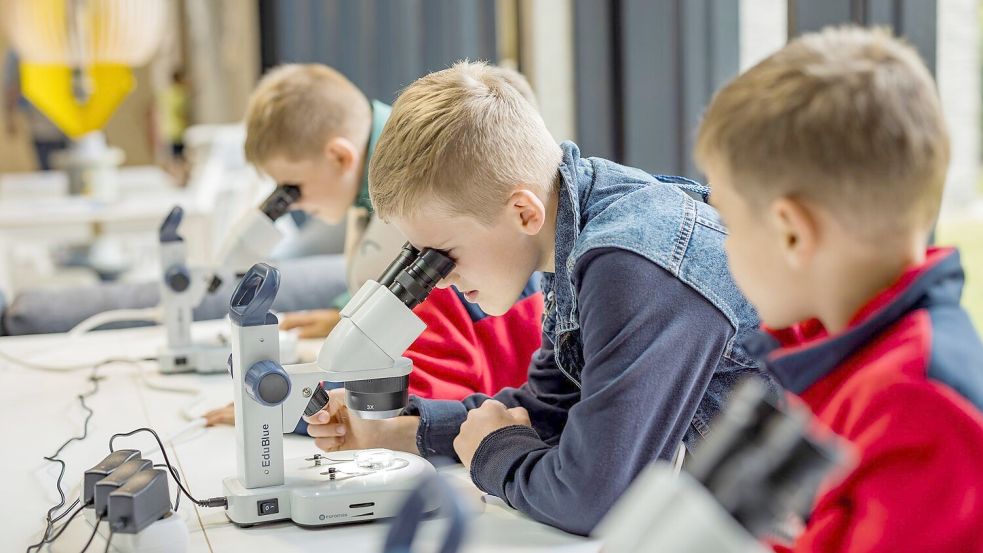 Die Schüler und Schülerinnen können viel Neues beim AHOI_MINT-Tag in Leer entdecken. Foto: Hochschule Emden/Leer