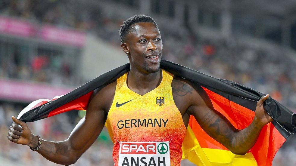 Owen Ansah gewann EM-Gold über 200 Meter. (Archivbild) Foto: Sven Hoppe