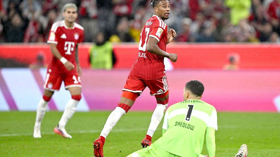 Michael Olise glänzt gegen den VfB Stuttgart. Foto: Sven Hoppe/dpa
