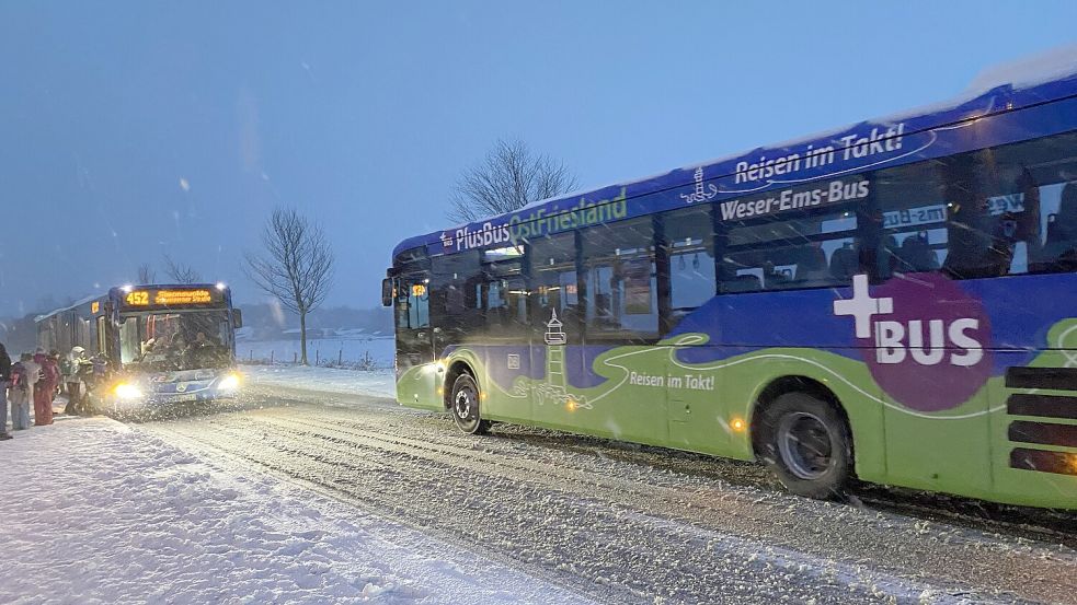 Mit dem PlusBus wurden Teile der Gemeinde Ihlow besser an den ÖPNV angeschlossen. Foto: Christin Wetzel/Archiv