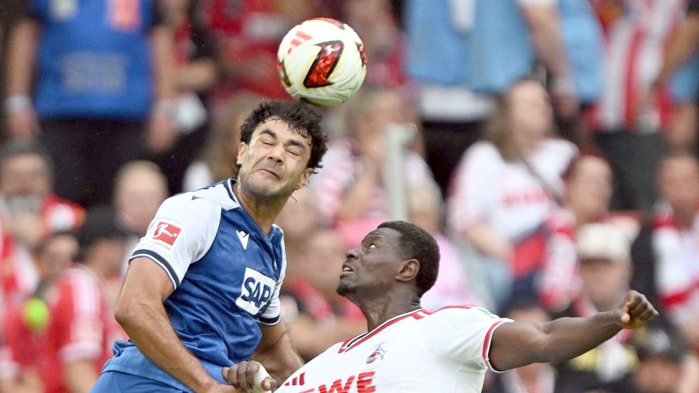 Ozan Kabak ging trotz eines Treffers als Verlierer mit der TSG Hoffenheim vom Platz. Foto: Federico Gambarini