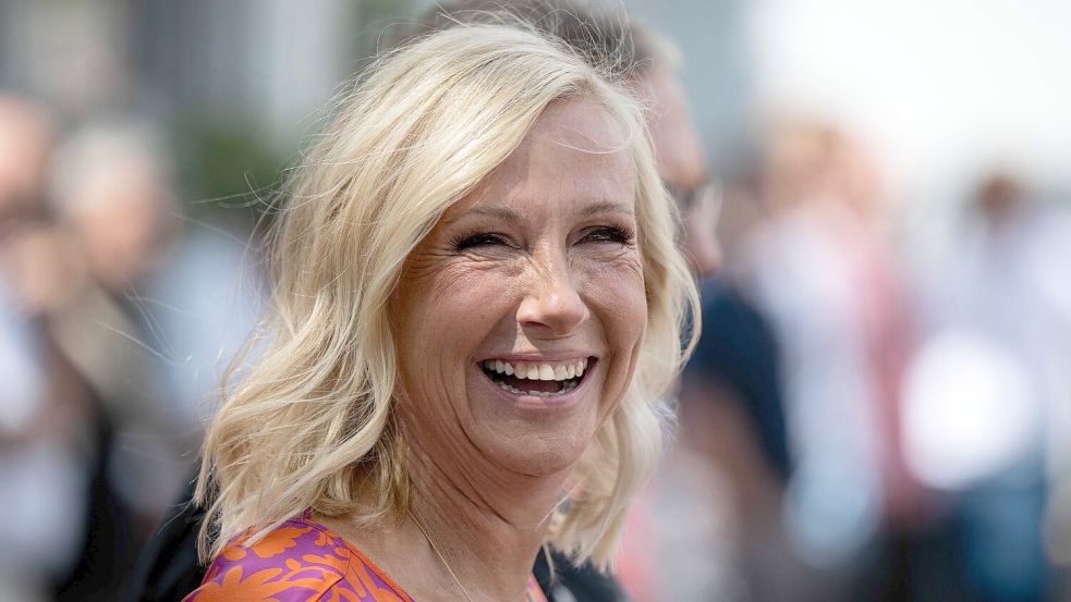 Kiewel moderiert seit vielen Jahren den „ZDF-Fernsehgarten“ (Archivbild) Foto: Hannes P Albert/dpa