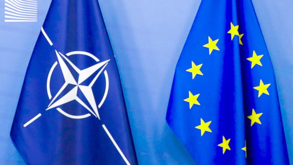 Nato und EU beraten über eine Reaktion auf den gescheiterten Drohnen-Angriff. (Archivfoto) Foto: Francisco Seco/AP Pool/AP/dpa