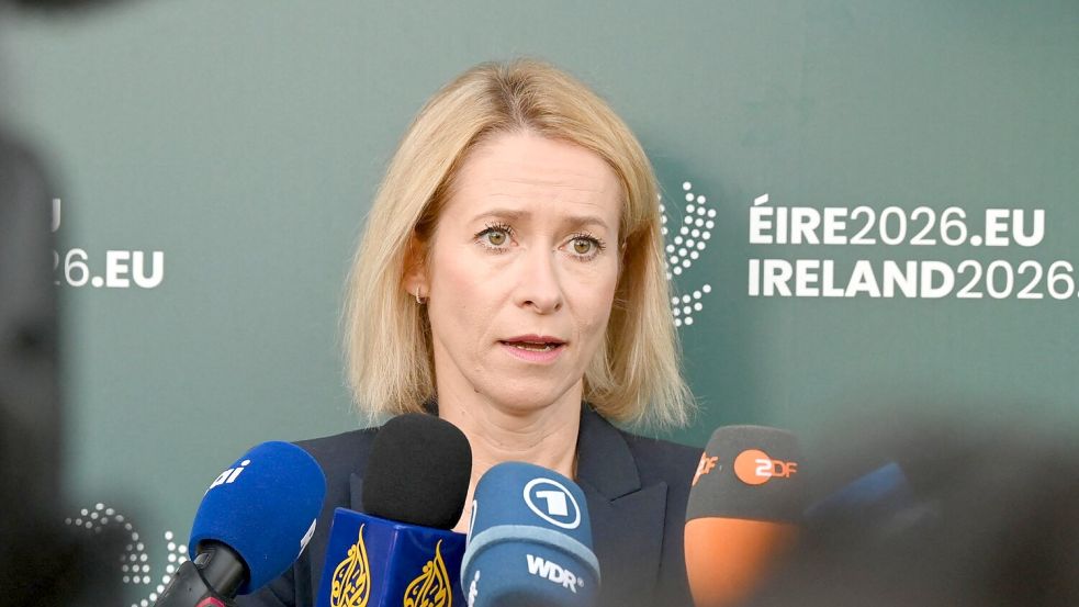 Bereitet ein neues Sanktionspaket vor: EU-Chefdiplomatin Kaja Kallas. Foto: Ansgar Haase/dpa