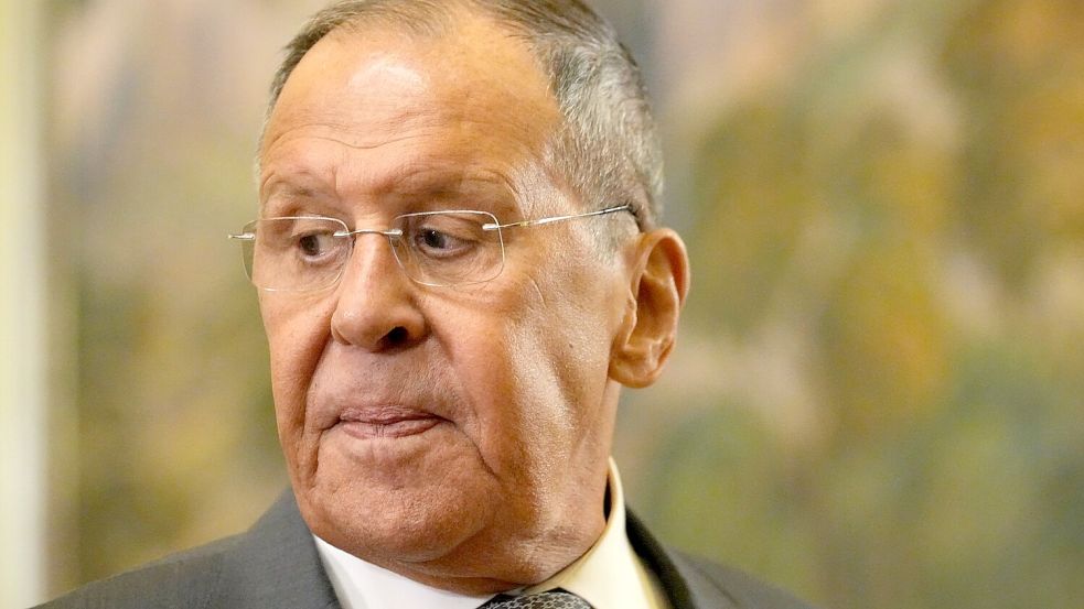 Der russische Außenminister Sergej Lawrow hat die Schließung des Goethe-Instituts in Moskau angekündigt. (Archivbild) Foto: Alexander Zemlianichenko