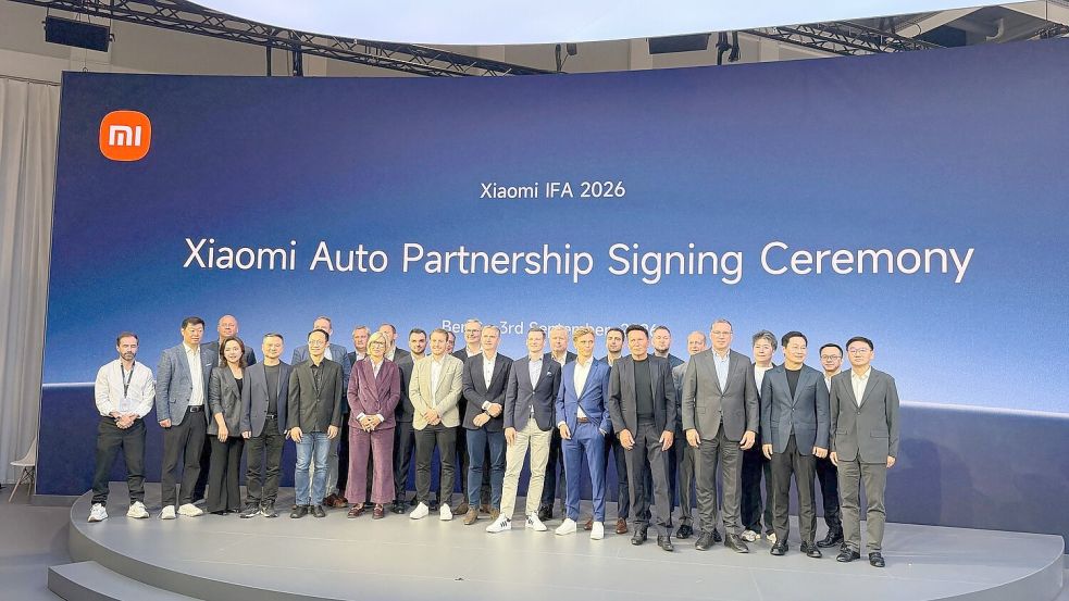 Xiaomi bringt seine Autos nach Europa. Foto: Christoph Dernbach
