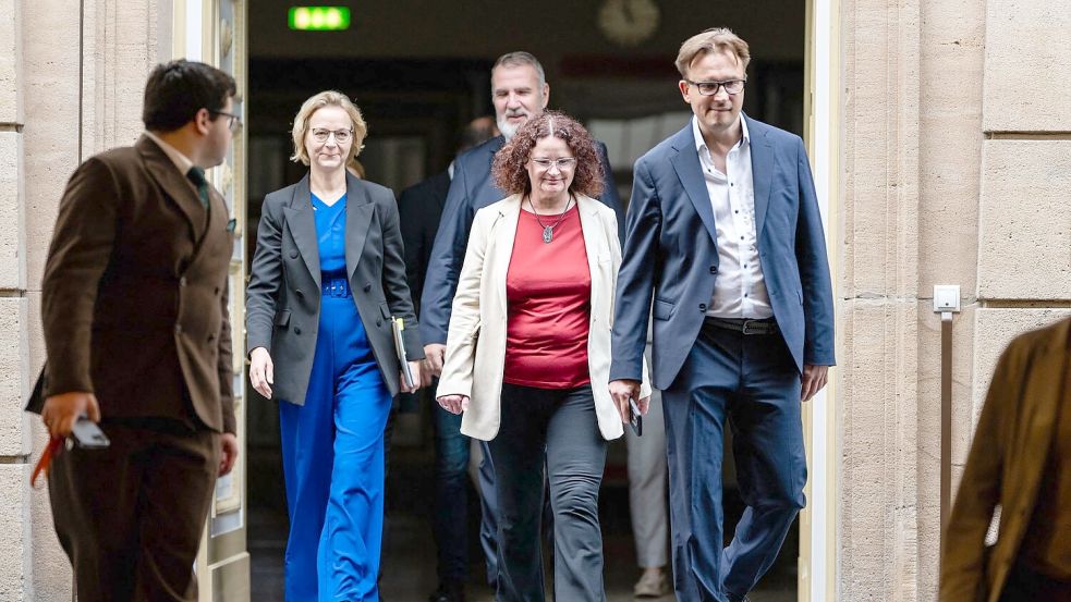 Das Thüringer BSW ist in der Krise - es gibt weitere Austritte. Foto: Jacob Schröter/dpa