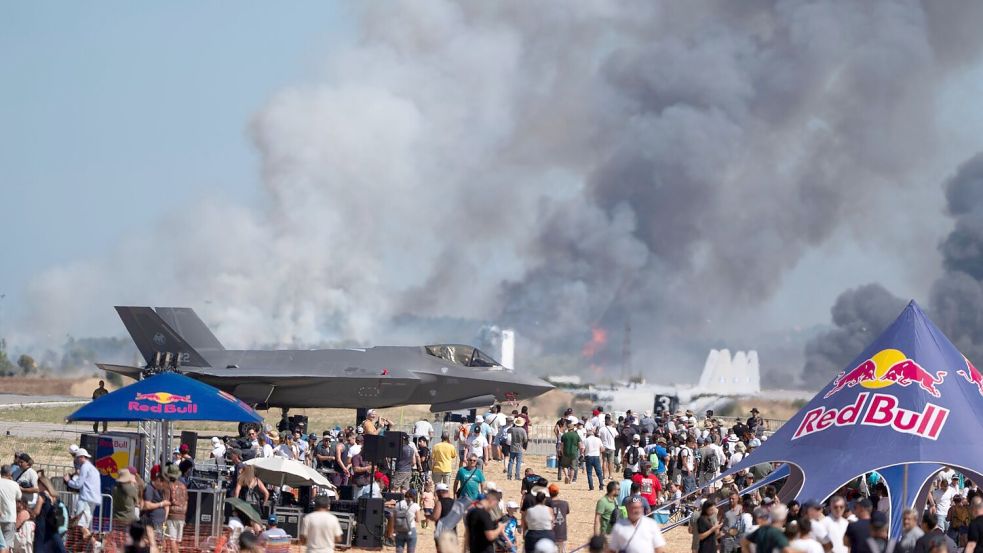 Das abgestürzte Kampfflugzeug hatte an der jährlichen Athens Flying Week teilgenommen. Foto: -
