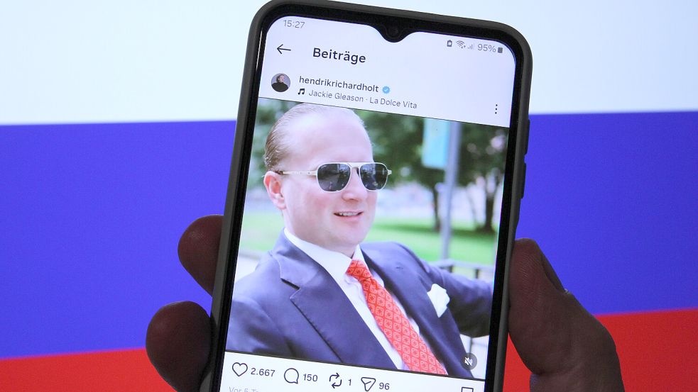 Hendrik Holt hat auf seinem privaten Instagram-Account Bilder und Videos gepostet, die ihn mutmaßlich in Russland zeigen. Verifizieren lassen sich diese Aufnahmen nicht. Foto: IMAGO/Hanno Bode