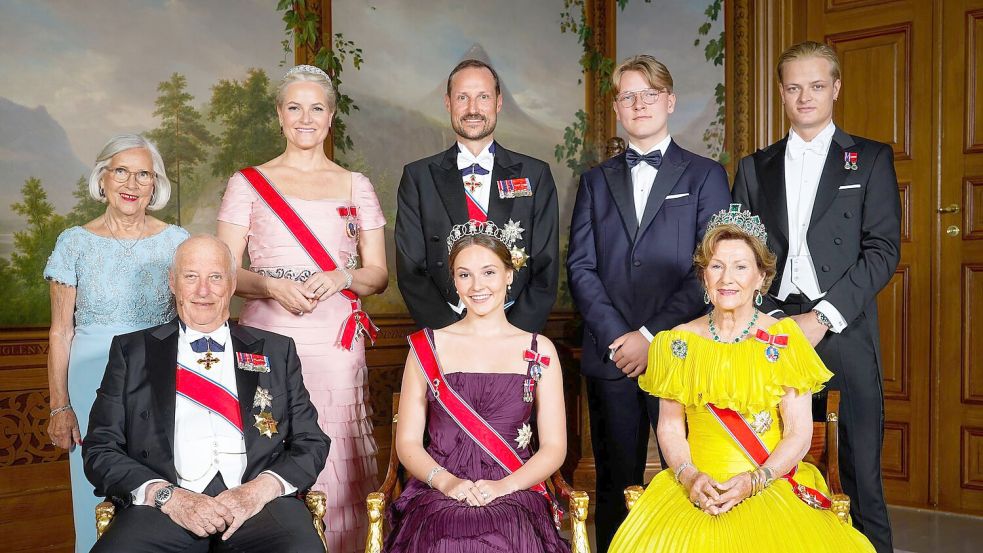 Høiby (r.) wuchs im Kreis der Königsfamilie auf. (Archivbild) Foto: Lise Åserud