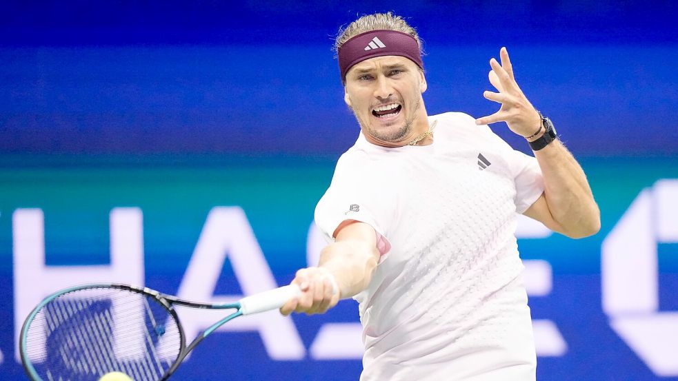 Souverän erreicht Alexander Zverev das Viertelfinale. Foto: Frank Franklin II