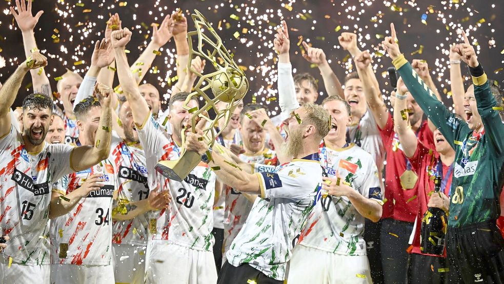 Gewinnt der SC Magdeburg wie zuletzt 2025 die Champions League? (Archivbild) Foto: Marius Becker