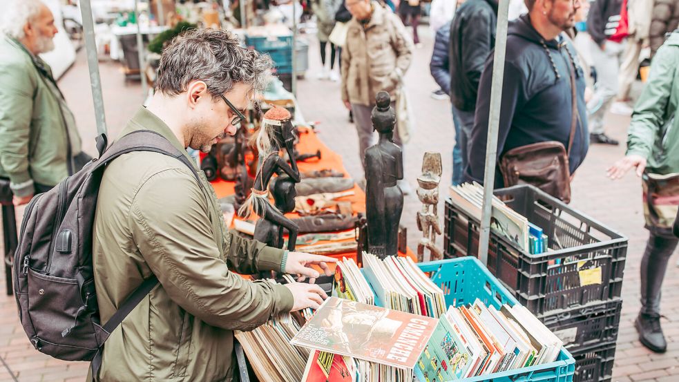 Schallplatten-Liebhaber kommen beim Märktetag ebenfalls auf ihre Kosten.