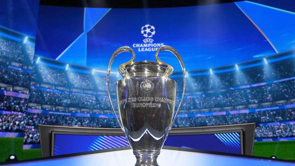 Das Objekt der Begierde: Der Champions-League-Pokal. Foto: dpa/Gregorio Borgia