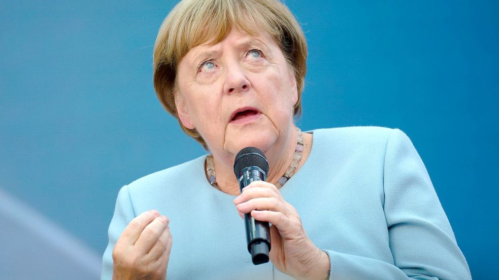 Angela Merkel sieht das faktenbasierte Denken und Argumentieren in Gefahr. Foto: Henning Kaiser