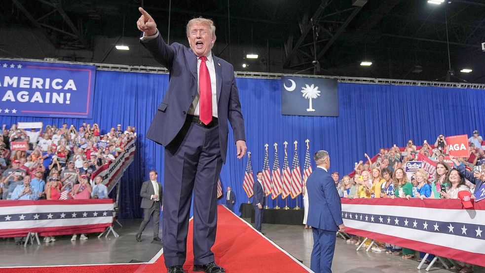 Trump sieht sich als wichtigen Faktor im Wahlkampf. (Archivbild) Foto: Jacquelyn Martin