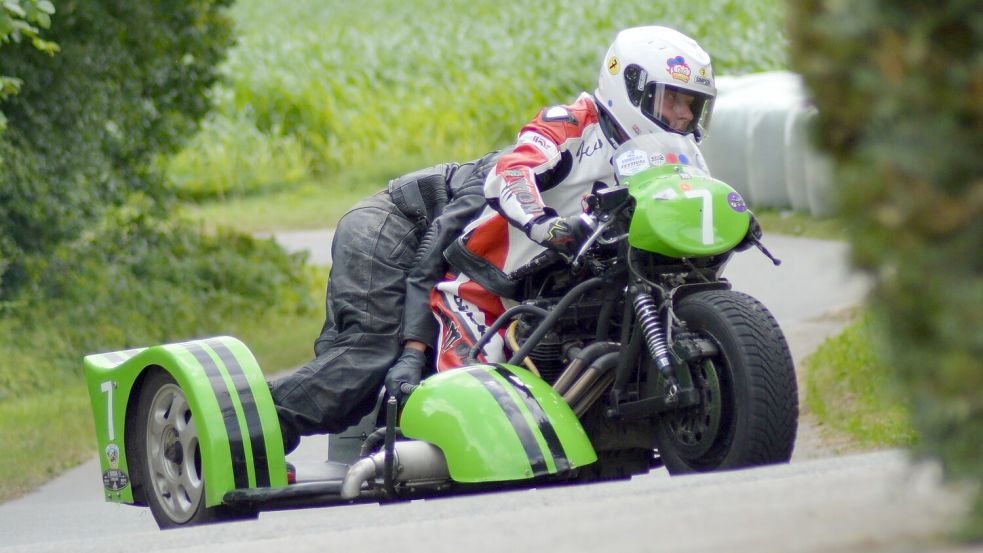 Mit dem neuen Kawasaki-Gespann hat Manfred Lienemann wieder zum Motorradfahren gefunden. Foto: privat