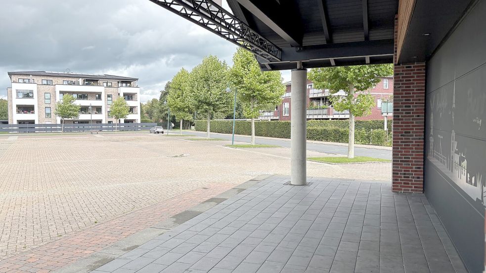 Auf dem Marktplatz soll die Bühne aufgebaut werden. Foto: Dirk Hellmers
