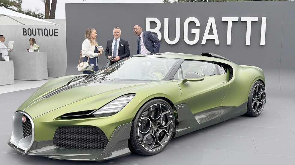Ein Bugatti Brouillard. (Archivbild) Foto: Thomas Geiger/dpa-tmn