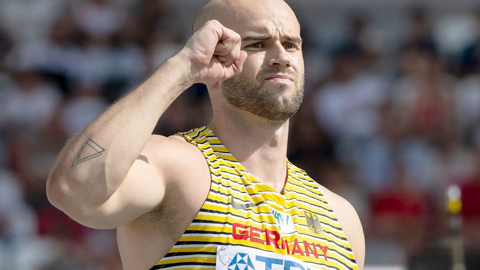 Speerwerfer Julian Weber ist ein deutscher Hoffnungsträger in Budapest. (Archivbild) Foto: Sven Hoppe