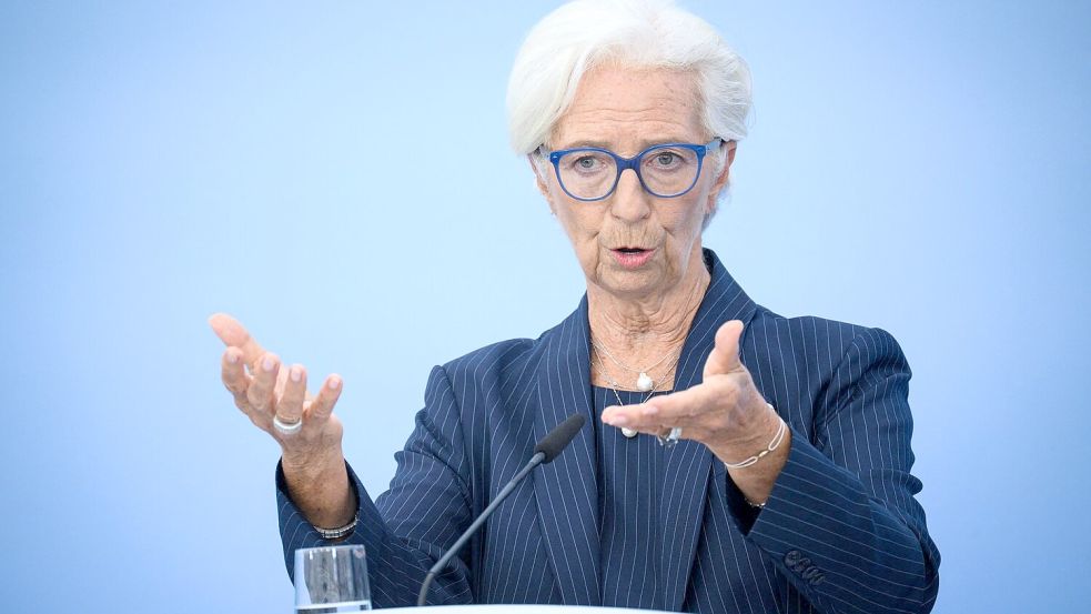 EZB-Präsidentin Christine Lagarde betont immer wieder die Handlungsfähigkeit der Zentralbank. Foto: Bernd von Jutrczenka