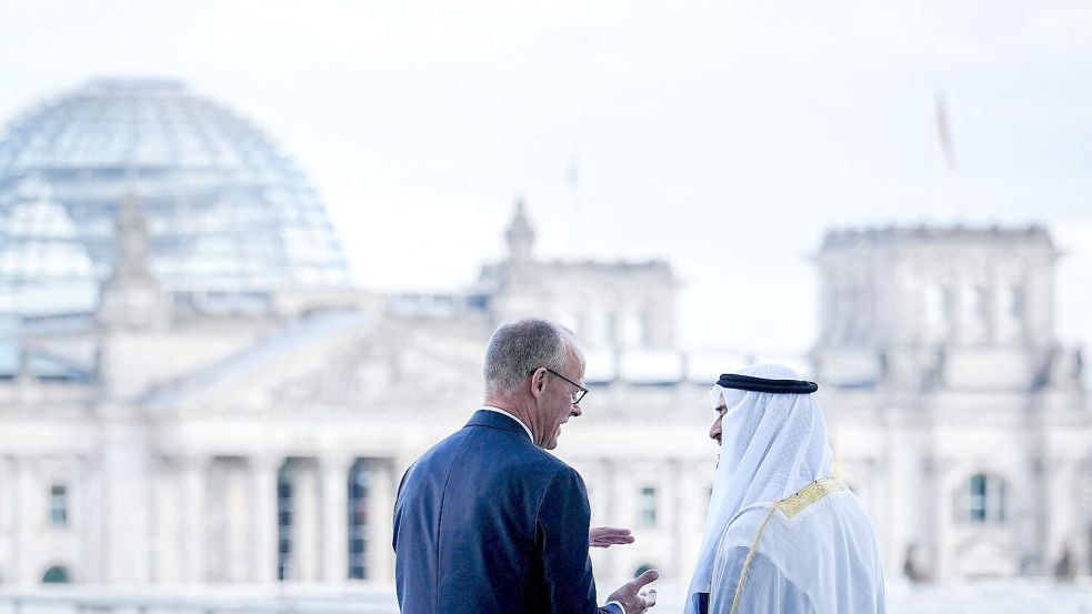 Die Vereinigten Arabischen Emirate wollen ihre Investitionen in die deutsche Wirtschaft mehr als verdoppeln. Foto: Kay Nietfeld/dpa