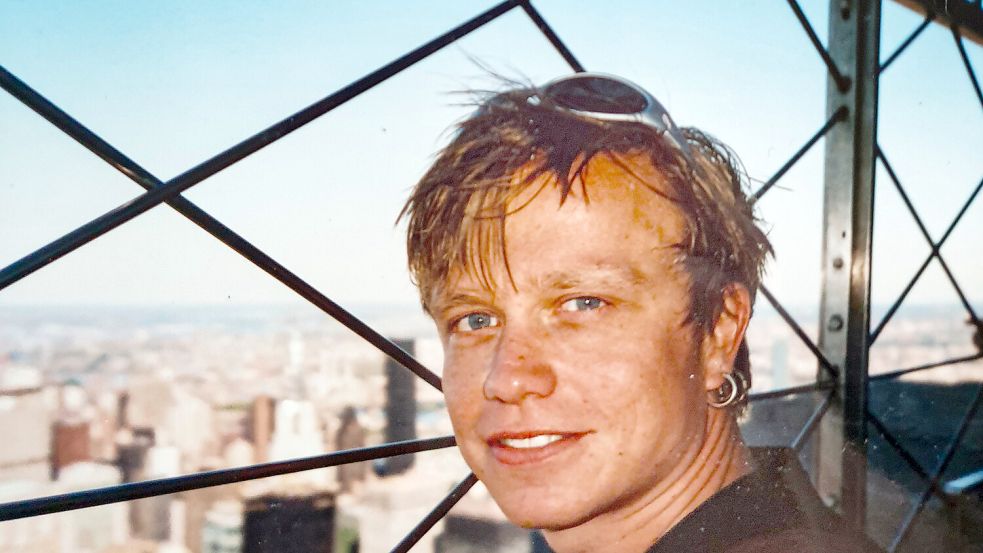 Vier Tage vor dem Anschlag: Jan Jetter auf dem World Trade Center. Foto: Jan Jetter