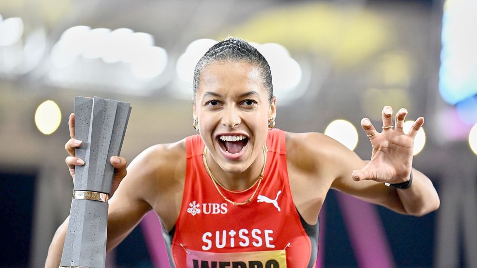 Siegerin über 800 Meter: Die Schweizerin Audrey Werro. Foto: Denes Erdos