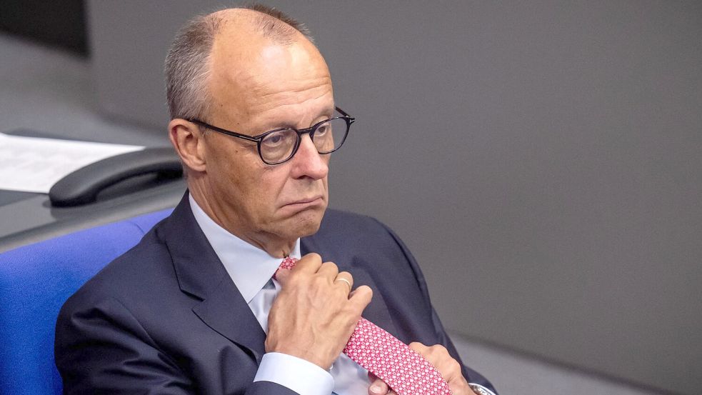 Kanzler Friedrich Merz (CDU) und seine Partei sind in einer heiklen Lage. (Archivbild) Foto: Michael Kappeler/dpa