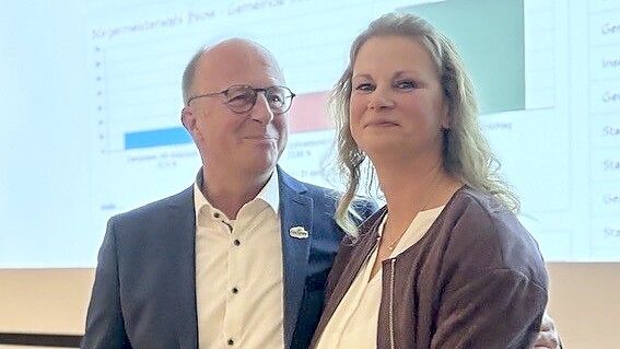 Harm Ubben mit seiner Frau Angelika. Foto: Christin Wetzel