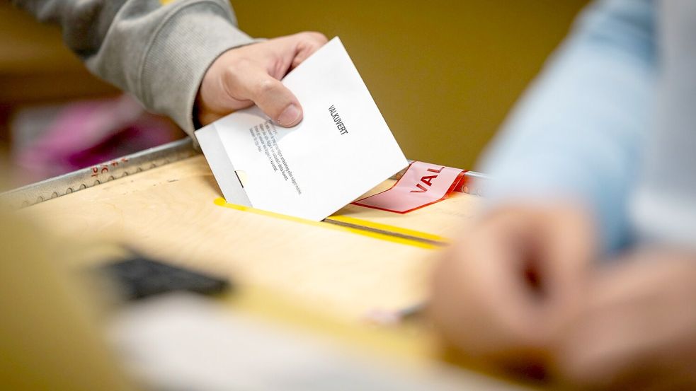 Rund acht Millionen Menschen in Schweden waren zur Wahl aufgerufen. Foto: Johan Nilsson/TT News Agency via