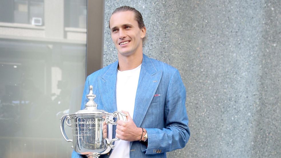 Alexander Zverev am Tag nach seinem US-Open-Triumph Foto: Dan Herrick