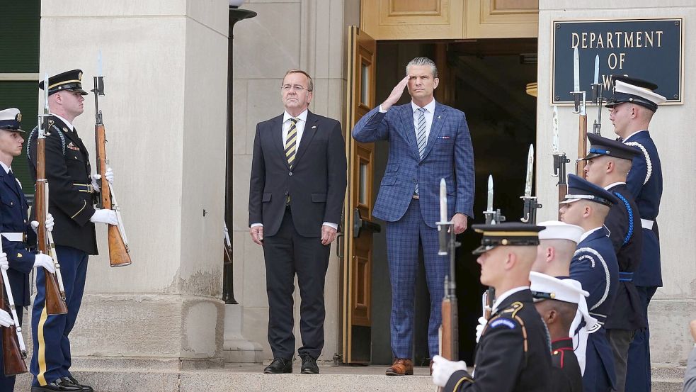 Pistorius hatte Hegseth zuletzt im Sommer 2025 in Washington besucht. Foto: Kay Nietfeld/dpa