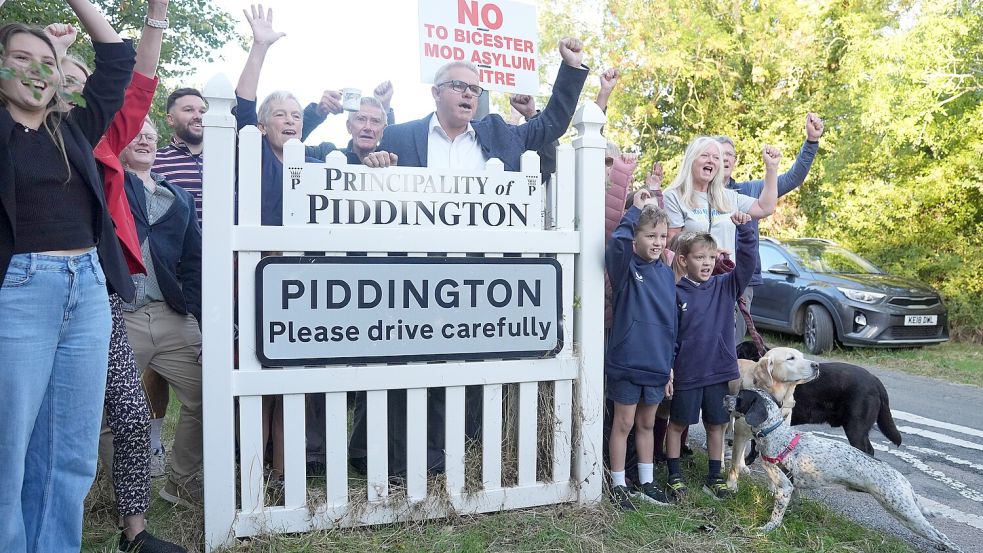 Mit überwältigender Mehrheit stimmten Piddingtons Anwohner dafür, ein unabhängiger Staat zu werden. Foto: dpa/Joe Giddens