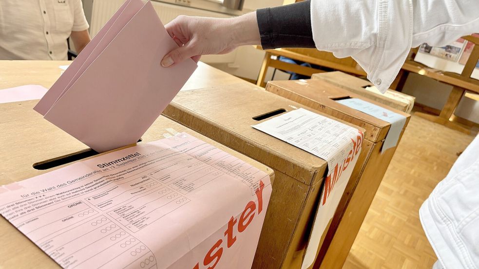 Am Sonntag fanden die Kommunalwahlen in Niedersachsen statt. Foto: Klaus Ortgies
