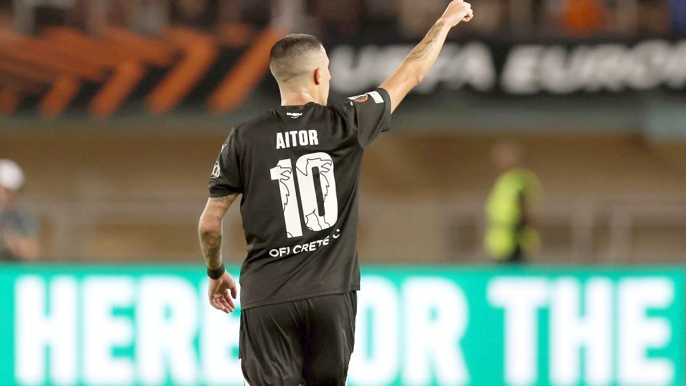 Aitor bejubelte das 1:0-Führungstor. Foto: InTime Sports