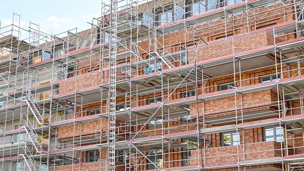 Es gibt Bewegung beim Wohnungsbau in Deutschland. (Archivbild) Foto: Patrick Pleul